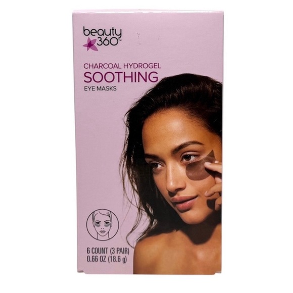 Beauty 360 Charcoal Hydrogel Soothing Eye Masks - Picture 1 of 2